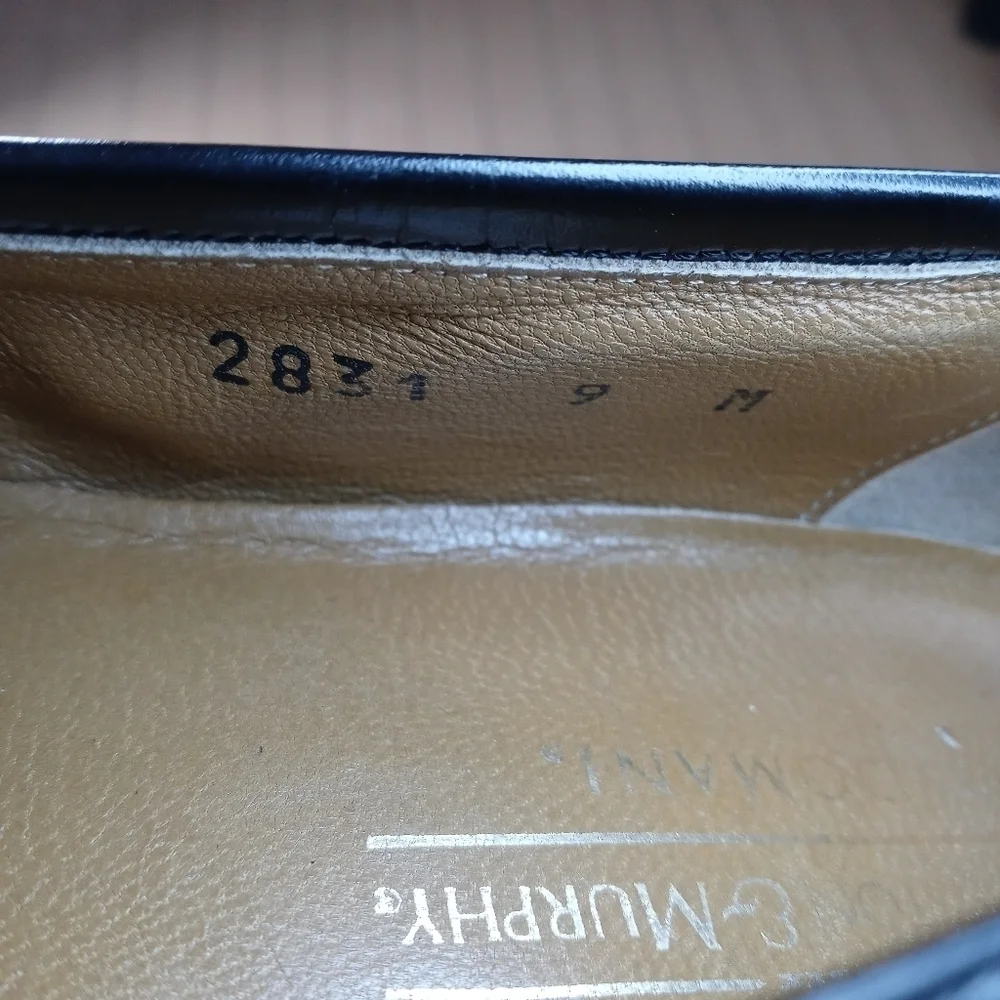 Johnston Murphy Domani Black Leather kiltie tassel Loafer made in Italy …